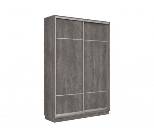 Шкаф-купе Хочу домой Маршал Лайт Бетон / Серебро, алюминий 45 см