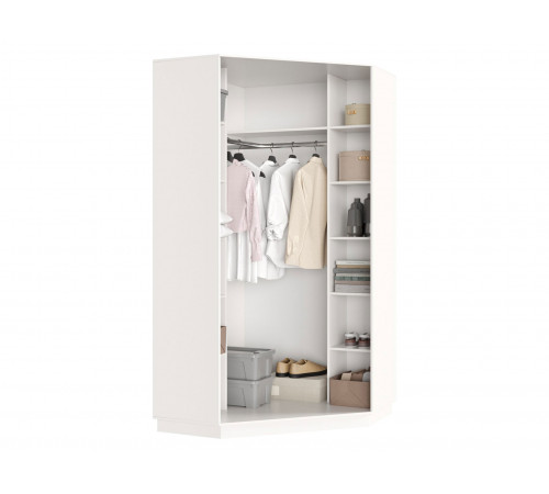 Шкаф-купе Хочу домой Маршал Лайт Белый / Серебро, алюминий Белый / Серебро, алюминий