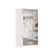 Шкаф-купе Хочу домой Маршал Лайт Белый / Серебро, алюминий Белый / Серебро, алюминий