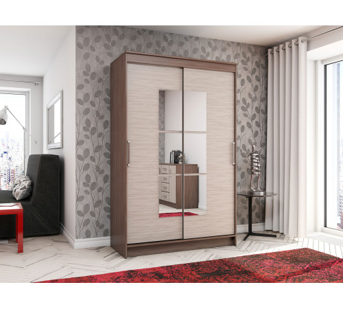 Шкаф-купе Эра Сонет Ясень Шимо светлый / Ясень Шимо темный Ясень Шимо светлый / Ясень Шимо темный