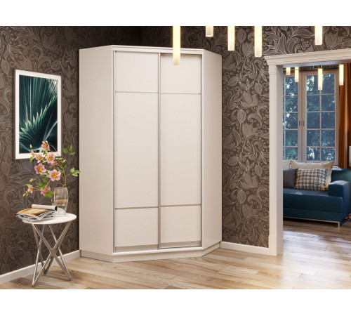 Шкаф-купе Хочу домой Маршал Лайт Белый / Серебро, алюминий Белый / Серебро, алюминий