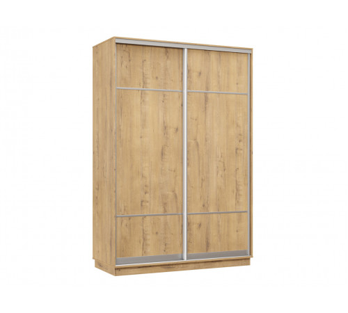 Шкаф-купе Хочу домой Маршал Лайт Бунратти / Серебро, алюминий 60 см