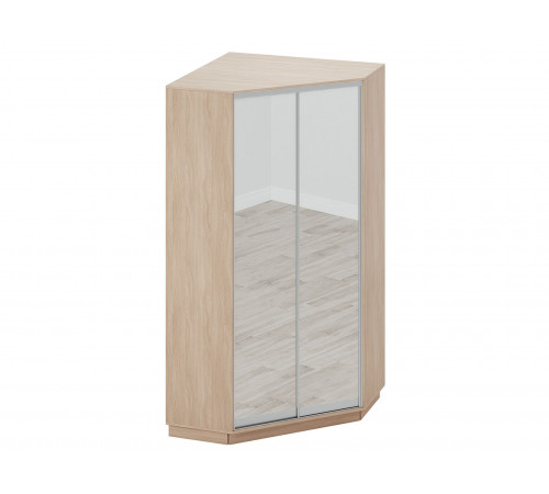 Шкаф-купе Хочу домой Маршал Лайт Ясень Шимо светлый / Зеркало / Серебро, алюминий Ясень Шимо светлый / Зеркало / Серебро, алюминий