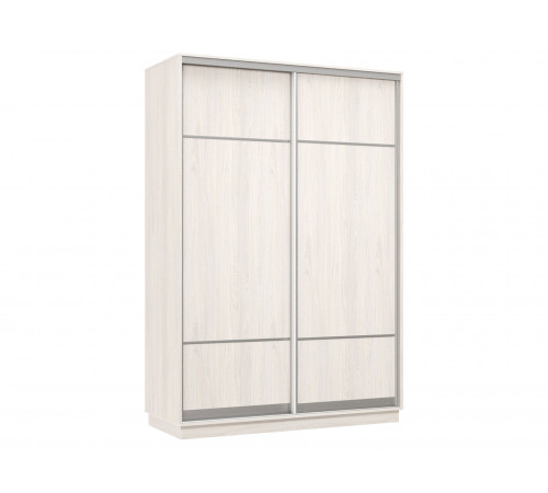 Шкаф-купе Хочу домой Маршал Лайт Ясень Анкор светлый / Серебро, алюминий 60 см