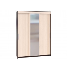 Шкаф-купе Сокол Контур ШР-1 с зеркалом Венге / Беленый дуб Венге / Беленый дуб