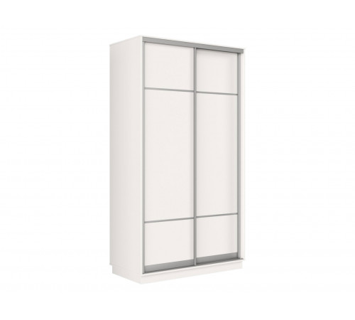 Шкаф-купе Хочу домой Маршал Лайт Белый / Серебро, алюминий 60 см