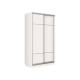 Шкаф-купе Хочу домой Маршал Лайт Белый / Серебро, алюминий 60 см