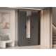 Распашной шкаф Эра Трио Графит Графит