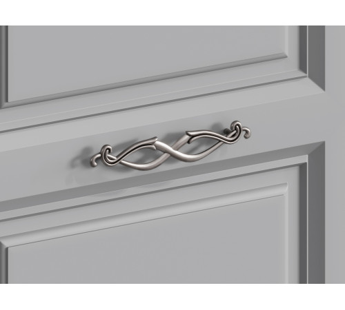 Распашной шкаф Правила мебели Аврора Антрацит / Зеркало Антрацит / Зеркало