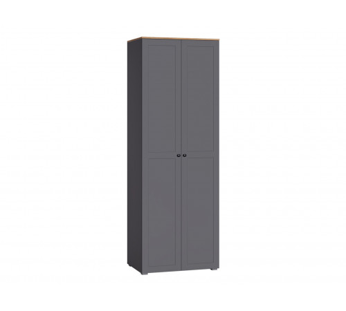 Распашной шкаф Моби Остин Серый графит / Дуб Крафт золотой Серый графит / Дуб Крафт золотой