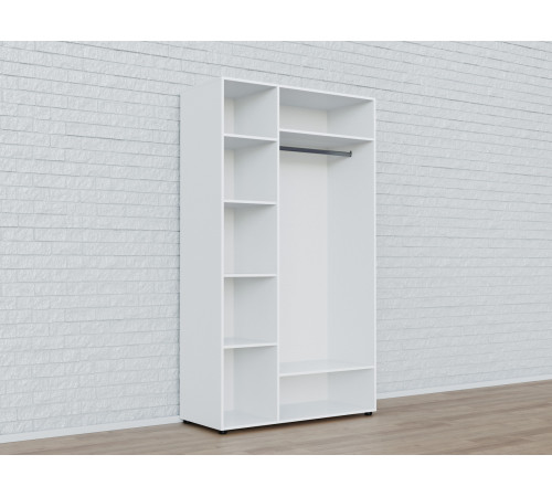 Распашной шкаф СВ-Мебель Тайлер Белый текстурный Белый текстурный