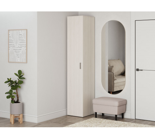 Распашной шкаф BTS Белла Белый ясень Белый ясень