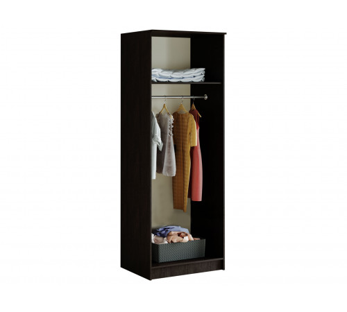 Распашной шкаф BTS Фиеста 2 двери Венге / Лоредо Без дополнительных полок