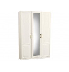 Распашной шкаф Моби Ливерпуль Ясень Ваниль / Белый Без карниза
