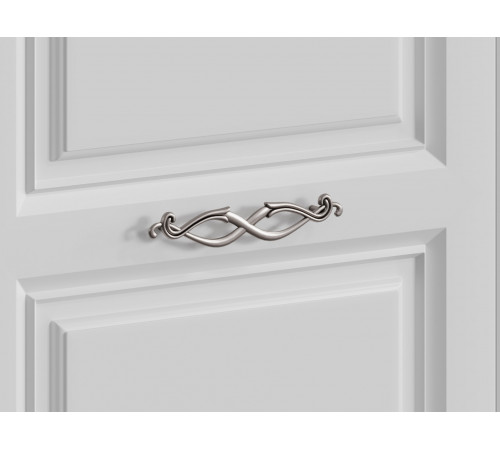 Распашной шкаф Правила мебели Аврора Белый античный / Зеркало Белый античный / Зеркало