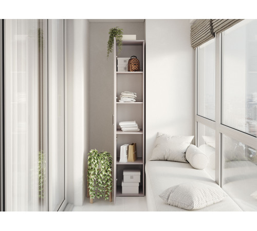 Распашной шкаф BTS Белла Белый ясень Белый ясень