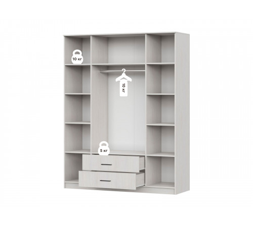 Распашной шкаф СВ-Мебель Севан Ясень Анкор светлый Ясень Анкор светлый