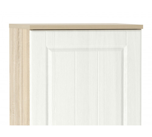 Распашной шкаф Сильва Оливия Лайт Дуб Сонома / Белое дерево Дуб Сонома / Белое дерево