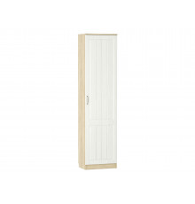 Распашной шкаф Сильва Оливия Лайт Дуб Сонома / Белое дерево Правая Без дополнительных полок