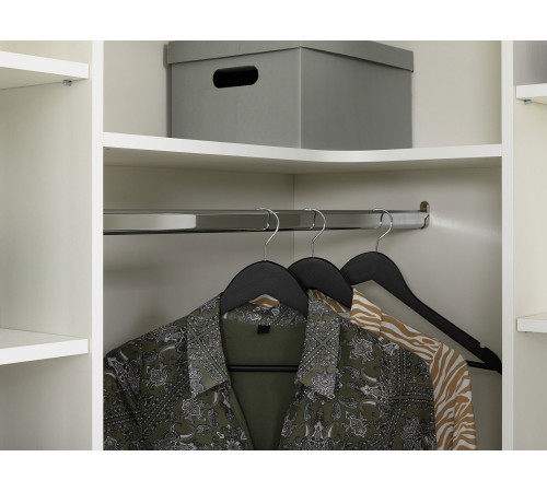 Распашной шкаф Моби Ливерпуль Ясень Ваниль / Белый Ясень Ваниль / Белый