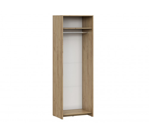 Распашной шкаф СВ-Мебель Дублин Дуб золотой / Камень тёмный Без дополнительных полок