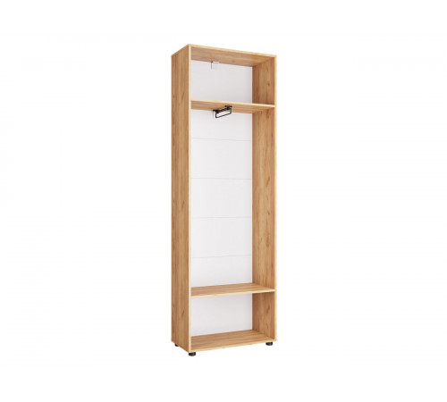 Распашной шкаф МК СТИЛЬ Сафари Дуб Крафт золотой / Графит Софт Дуб Крафт золотой / Графит Софт