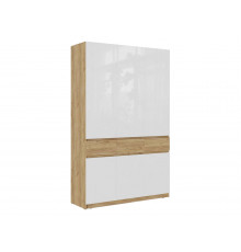 Распашной шкаф МК СТИЛЬ Бостон Дуб Крафт золотой / Белый глянец Дуб Крафт золотой / Белый глянец