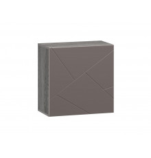 Шкаф навесной Сильва Суммит Ясень Анкор темный / Софт графит 60,2 см