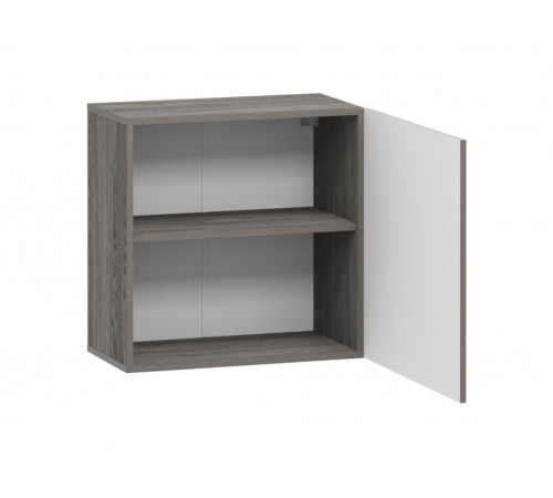 Шкаф навесной Сильва Суммит Ясень Анкор темный / Софт графит 60,2 см