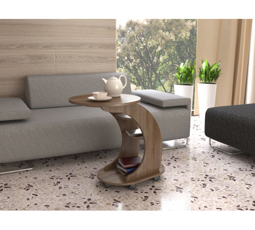 Журнальный столик Budunov Group Стеллс Дуб сонома трюфель Дуб сонома трюфель