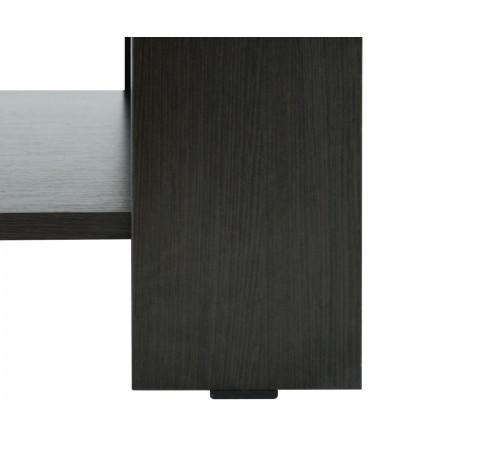 Журнальный столик Мебелик Бьюти 26 Венге / Стекло черное Венге / Стекло черное