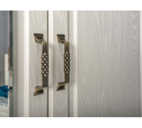 Спальный гарнитур Моби Ливерпуль Ясень Ваниль / Белый Ясень Ваниль / Белый