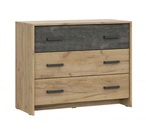 Спальный гарнитур СВ-Мебель Дублин Дуб золотой / Камень тёмный Дуб золотой / Камень тёмный