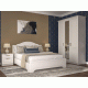 Спальный гарнитур Моби Ливерпуль Ясень Ваниль / Белый Ясень Ваниль / Белый