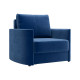 Кресло-кровать Правила мебели Амьен Синий, велюр Синий, велюр