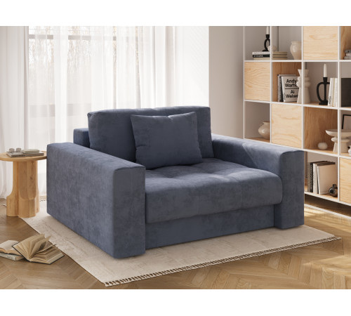 Кресло-кровать Правила мебели Ланкастер Серый, велюр Серый, велюр