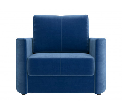 Кресло-кровать Правила мебели Амьен Синий, велюр Синий, велюр