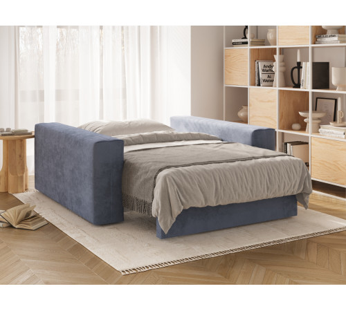 Кресло-кровать Правила мебели Ланкастер Серый, велюр Серый, велюр