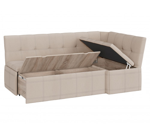 Кухонный уголок Budunov Group Карлос Бежевый, ткань Бежевый, ткань