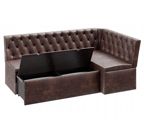 Кухонный уголок Budunov Group Марселло Коричневый, велюр Коричневый, велюр