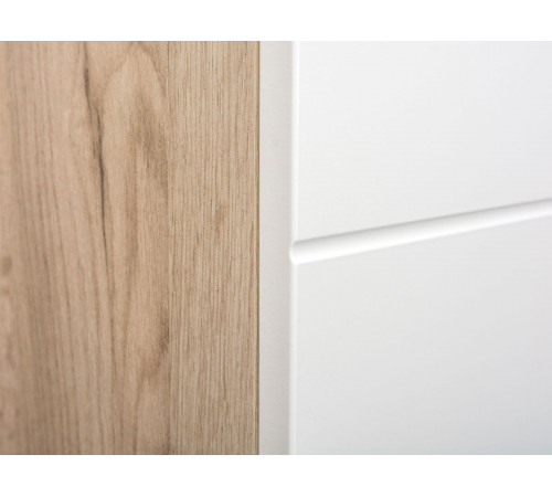 Прихожая Моби Лайн Дуб Крафт серый / Белый глянец Дуб Крафт серый / Белый глянец