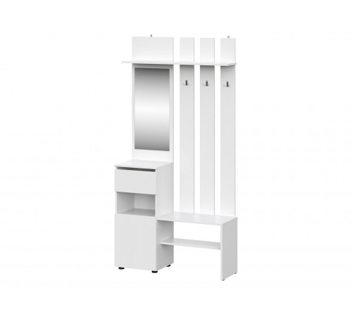 Прихожая СВ-Мебель Тайлер Белый текстурный Белый текстурный