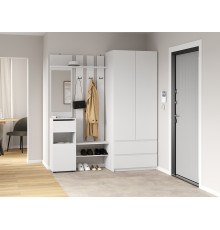 Прихожая СВ-Мебель Тайлер Белый текстурный Белый текстурный