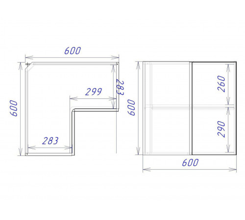 Кухонный модуль СБК Женева Дуб Палермо Дуб Палермо