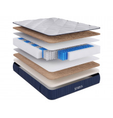 Матрас Основа Снов Орто с 9-ю зонами поддержки Белый 80х200 см