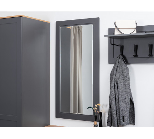 Настенное зеркало Моби Остин Серый графит Серый графит