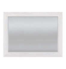 Настенное зеркало Кураж Парма Нео 22 Ясень Анкор светлый / Экокожа белая Ясень Анкор светлый / Экокожа белая