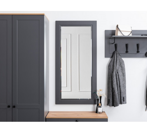 Настенное зеркало Моби Остин Серый графит Серый графит