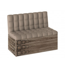 Кухонный диван Budunov Group Денвер Дуб Сонома трюфель / Серо-бежевый, экокожа Дуб Сонома трюфель / Серо-бежевый, экокожа