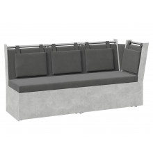 Кухонный диван Budunov Group Риккардо Ателье светлый / Серый, ткань Ателье светлый / Серый, ткань